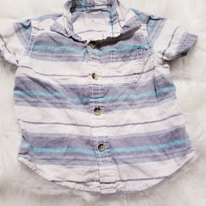 baby button down top